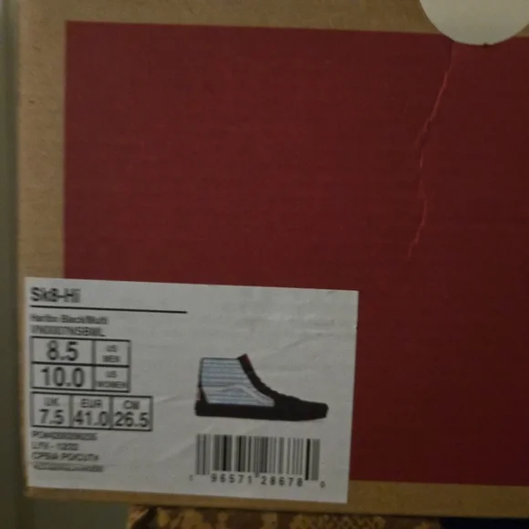 Vans Sk8 Hi Haribo Men Size 8.5 Blue And Black 102025 - Picture 6 of 6